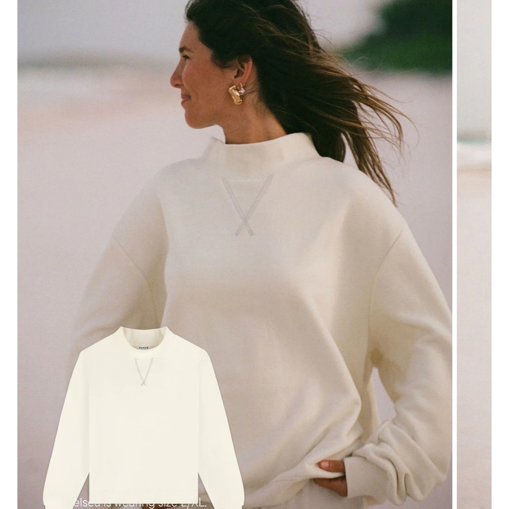 PARKE Heritage Classic Mockneck in Cream